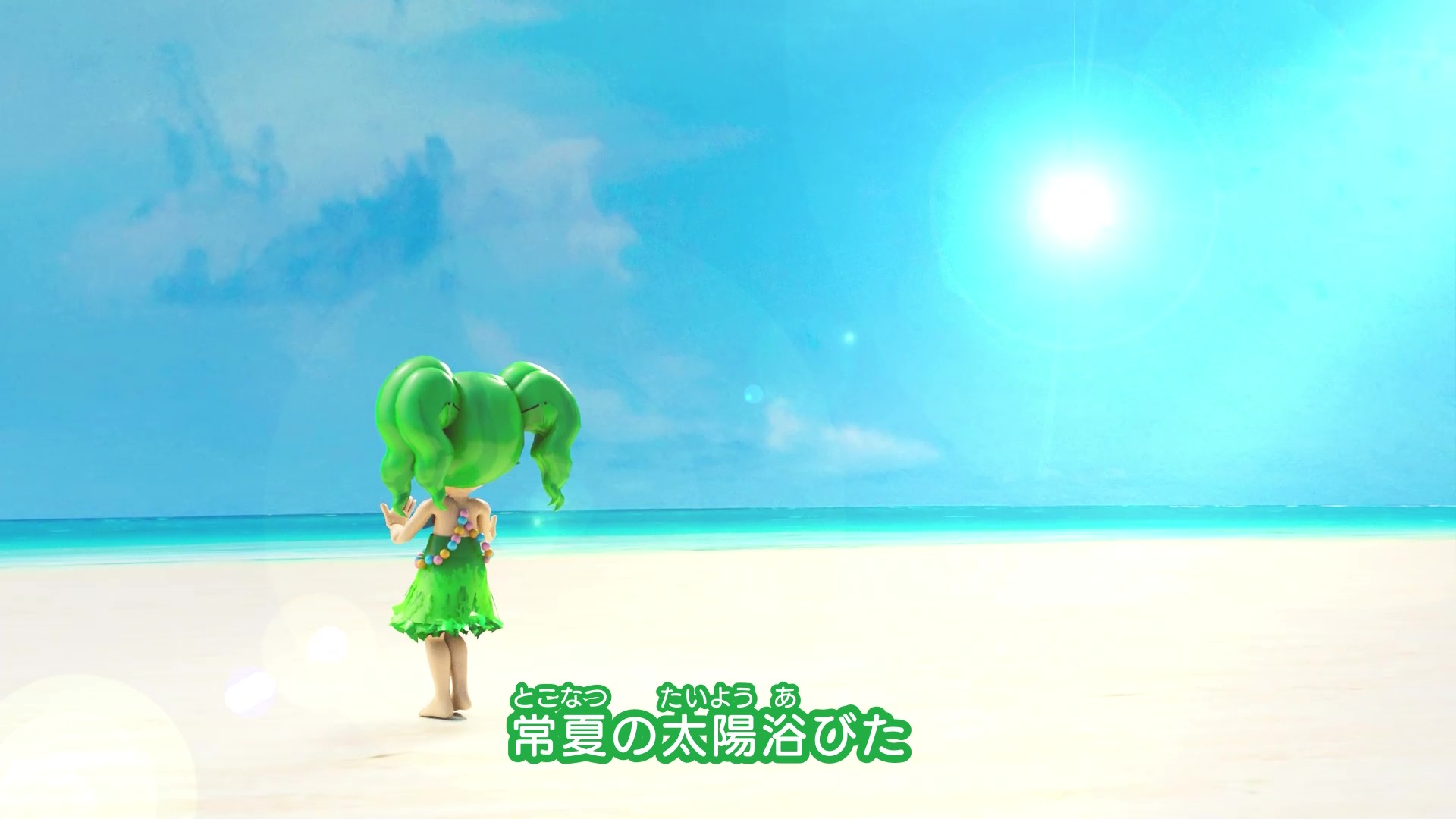 もずくちゃんの3Dアニメーション MV